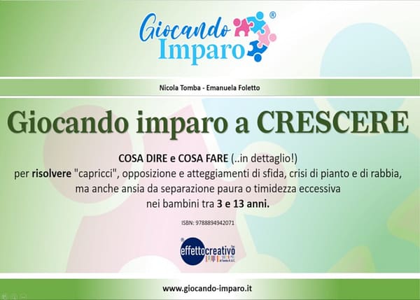 Giocando imparo a CRESCERE – Giocando Imparo